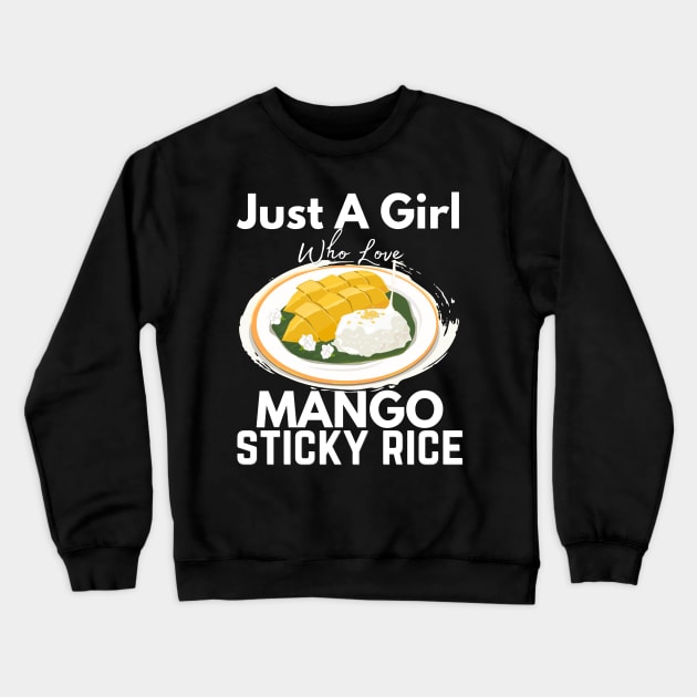 Mango Sticky Rice Milli Thailand Summer Food Lover I Lover Thailand Crewneck Sweatshirt by Johner_Clerk_Design